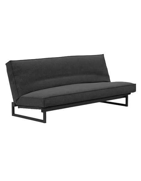 Innovation Fraction sofa bed in Kenya Dark Grey fabric