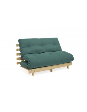 Original double futon mattress in Harmony Green Drill