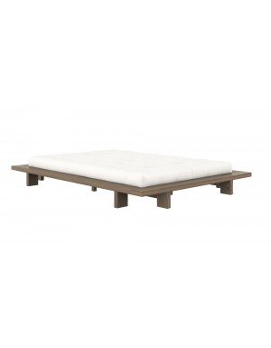 Japan bed in Carob Brown finish