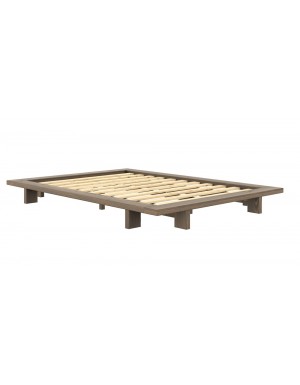 Japan 180 Super Size Bed - Carob Brown finish