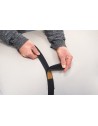 Easy to use velcro straps for storage