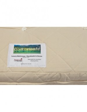 Cottonsafe fabric has a cream / bone natural colour - all handmade in Devon.